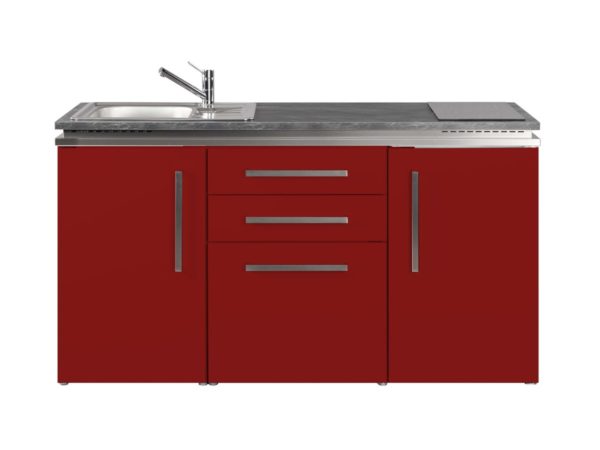 Pantry Metallküche MD 160 Designline rot
