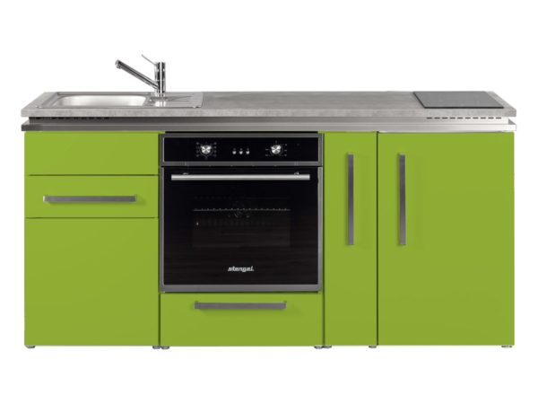 Singleküche MDB 180 A grün mit Kühlschrank