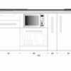 Abmessungen Designline Küche MDGSM 180 A