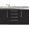 Miniküche Stengel Designline MDS4 150 schwarz